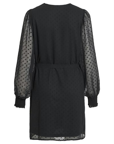 Vila - ViEdee V-Neck Kjole - Sort